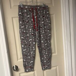 Laura Ashley Medium West Highland Terrier Christmas Pajama Pants